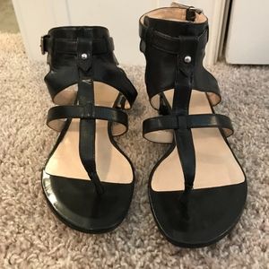 Nine West Women's Justnice Leather Dress Sandal